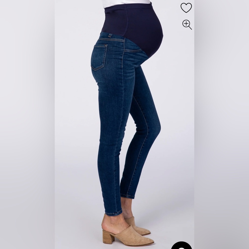 Women's Blue Skinny Jeans - Picture 4 of 6
